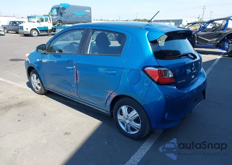 2024 Mitsubishi Mirage Es/Le z USA, uszkodzony, nr VIN ML32AUHJXRH020042